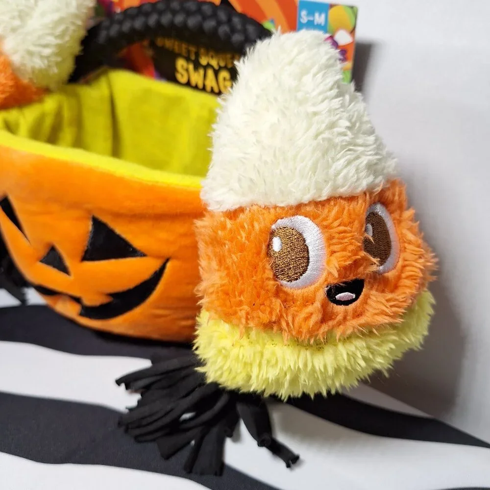NWT Bark Sweet Squeak Swag Dog Toy S-M